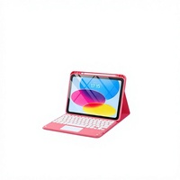 Clavier sans fil rétroéclairé RVB avec étui pour iPad 10e/11e génération 2025 – Housses et étuis pour tablettes