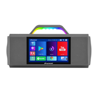 Machine de karaoké domestique Android 13 à 3 voies avec woofer de 4,5 pouces, modèle privé, et écran tactile HD de 9 pouces intégré pour l'affichage des paroles, pour enfants et adultes