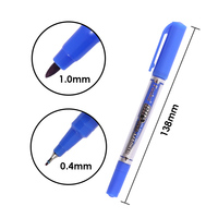 Stylos marqueurs permanents Foska en gros, double pointe, colorés, non toxiques, noir, bleu, rouge, pointe fine et ultra fine