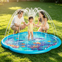 Jouets aquatiques gonflables en PVC pour enfants, adultes et chiens, tapis de jeu aquatique pour l'été, piscine, arroseur, tapis aquatique
