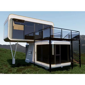 Bâtiments modulaires préfabriqués de 20FT Bâtiments prêts à l'emploi Futuriste Préfabriqué de luxe Préfabriqué mobile Préfabriqué portable Cabine Apple Coffee Shop - Product Image 6