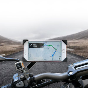 Hotsale phổ Xe máy điện thoại di động đứng cưỡi phụ kiện Rear View gương xe máy điện thoại chủ hỗ trợ điện thoại - Product Image 1