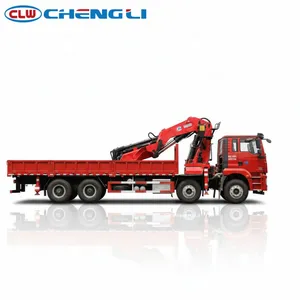 Camion grue SHACMAN 8x4 de 25 tonnes, camion grue lourd avec benne basculante pour la logistique de construction - Product Image 2