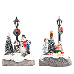 Decorazioni Natalizie, Micro Paesaggi, Piccoli Oggetti Decorativi, Regalo di Natale, <span class=keywords><strong>Casetta</strong></span> in Resina - Product Image 1
