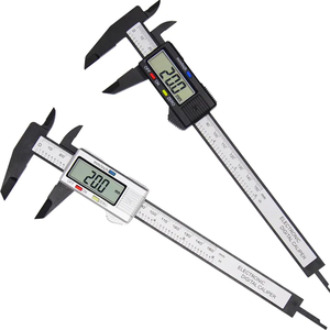 Calibrador Digital <span class=keywords><strong>Plástico</strong></span> de Carbono 150mm Calibre Herramienta de Medición de Fábrica <span class=keywords><strong>Vernier</strong></span> 0-6 Pulgadas/0-150mm Calibrador Electrónico - Product Image 4