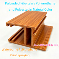 Fournisseur de fenêtres GFRPU, peinture polyuréthane aqueuse, pultrusion de fibres de verre, profilés en polyuréthane et polyester