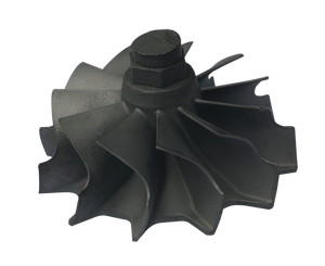 Produttore assiale della ruota della turbina della colata di lavorazione di CNC del metallo di vuoto della turbina della lega di titanio del nichel per il turbocompressore della locomotiva - Product Image 3