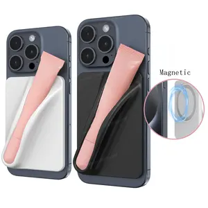 Custom forte adesivo magnetico per balsamo per le labbra Make up porta rossetto custodia del telefono adesivo per iPhone 15 lucidalabbra