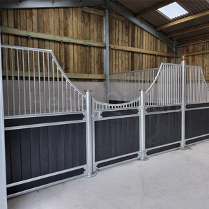 6 types de boxes à chevaux économiques préfabriquées, écuries classiques de grande taille pour l'extérieur avec toit pour équipement équin et enclos - Product Image 2
