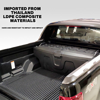 OFFROAD 4x4 boîte de rangement en plastique étanche de grande capacité verrouillable pour coffre de ramassage méthode d'ouverture multiple montée universelle