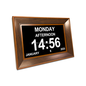 Meilleur réveil intelligent Azan simplement disposé avec les deux néerlandais et anglais indonésien arabe facile à configurer Islam Azzan dispositifs d'horloge - Product Image 1