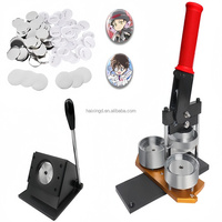 Machine à badges ronds manuelle 58 mm 2026 – Nouveauté ! Pour aimants de réfrigérateur, porte-clés, miroirs et produits personnalisés DIY