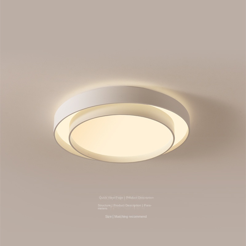 Nordic Modern Simple Atmoseric LED Full Spectrum Ceiling Lamp Eye Protection for Indoor Home Living Room Decor Ceiling Lights