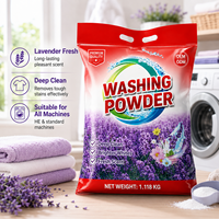 Poudre à lessiver personnalisable OEM, formule douce pour les peaux sensibles, sans résidus, pour le lavage quotidien des vêtements, scénarios domestiques