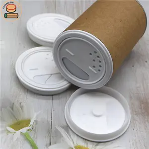 Cylinder Tube With Shaker Lids Paper Cardboard Tubes With Cosmetic Powder Shaker Lid