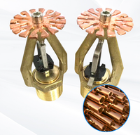 Système d'extinction automatique à réponse rapide Tête de sprinkler ESFR verticale Construction en laiton