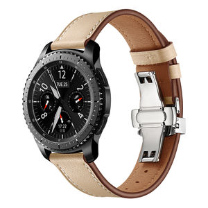 IVANHOE – bracelet de montre en cuir véritable 20mm 22mm pour <span class=keywords><strong>Samsung</strong></span> Watch 3 45mm R840 41mm <span class=keywords><strong>R850</strong></span> Active 2 - Product Image 5