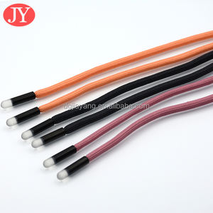 Embouts de cordons en plastique ABS transparent noir avec embout sans nickel pour cordon de sweat-shirt, accessoires de vêtements - Product Image 4