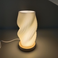 Base de lampe 3D avec puce PCB, lumière LED blanche chaude RGB RGBW DIY, base en bois, mini 5V USB tactile, nouvelle veilleuse RGB