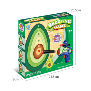 Juego de tiro con dardos, tablero de dardos de 60x73cm, 3 en 1, juguete divertido para niños, para jugar al aire libre o en interiores, para mayores de 3 años - Product Image 1