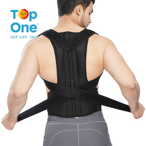 Top One hommes femmes réglable confortable scoliose lombaire orthèse lisseur Posture correcteur ceinture dos soutien - Product Image 1