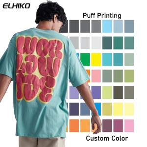 Puff Print 100% Cotton Unisex Plain Fashion Brand Custom <strong>3d</strong> <strong>T</strong> <strong>Shirt</strong> Sleeves Puff Print <strong>T</strong> <strong>Shirt</strong> Oversized Heavy Weight <strong>T</strong> <strong>Shirt</strong> - Product Image 1