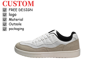 Zapatillas Casuales para Hombre con Logotipo Personalizado, Retro, de Gamuza Gris y Malla Transpirable, OEM, Marca Personalizada, 100-300 Pares, MOQ Bajo, Muestreo Rápido - Product Image 1