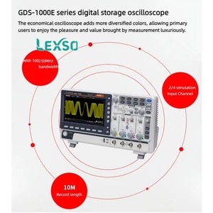 ออสซิลโลสโคปดิจิตอล Gwinstek รุ่น 1000e ซีรีส์ 150mhz 2 ช่องสัญญาณ 1g Sa/s สำหรับการทดสอบในห้องปฏิบัติการ Lexso - Product Image 4
