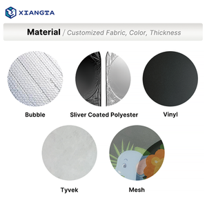 Xiangta <span class=keywords><strong>170T</strong></span> 190T 210T 240T <span class=keywords><strong>Polyester</strong></span> Taffeta Tự Động Kính Chắn Gió Che Nắng Tùy Chỉnh In Ấn Sun Bóng Râm Xe Phía Trước Cửa Sổ Che Nắng - Product Image 3