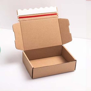 맞춤형 이지 테어 스트립 오프닝 씰 골판지 배송 상자 지퍼 메일러 박스 - Product Image 1