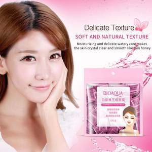 BIOAQUA meilleures ventes prix usine coton <span class=keywords><strong>tissu</strong></span> Simple nettoyage visage beauté cosmétiques produit <span class=keywords><strong>masque</strong></span> compressé - Product Image 2