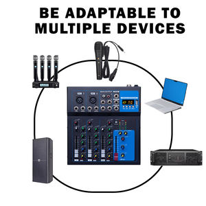 Voxfull F4 4 canale Digital Studio di registrazione Mixer Audio per studi professionali e creazione di musica personale - Product Image 4