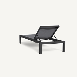 Chaise longue moderne en aluminium pour l'extérieur, résistante aux intempéries, avec structure métallique, convertible en lit, pour hôtels, villas et mobilier d'extérieur - Product Image 5
