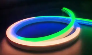 Enseigne néon LED RVB personnalisée, étanche IP65, à double couche de silicone, rechargeable et à intensité variable pour la publicité et la décoration commerciale - Product Image 2