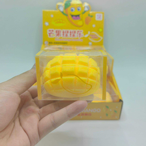 Vente chaude Nouveau jouet créatif en TPR jaune en forme de mangue de 8 cm, anti-stress, doux, 3D, mignon, à presser, cadeau pour enfants et adultes - Product Image 2