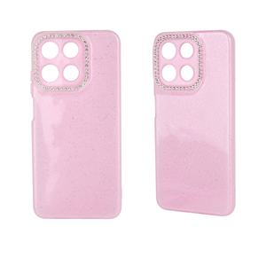 เคสโทรศัพท์หัวฉีดน้ำมันมันวาวมีสายคล้องยาวและเพชรกรอบเลนส์เพชรเทียม - Product Image 2