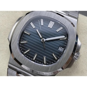 Montre mécanique étanche de qualité supérieure, 40 mm, mouvement d'usine, cadran noir texturé, montre de plongée - Product Image 6