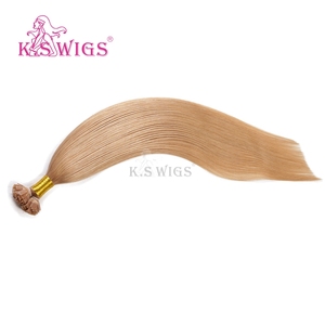 K.SWIGS 27 #   Extensiones de Cabello Humano Virgen con Punta Plana, Color Rubio Cálido, Cutícula Alineada, Duraderas, Suaves, Reutilizables, Naturales, Lisas y Brillantes - Product Image 6