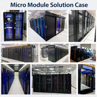 Solution de cabinet micro-modulaire à rangée unique pour centre de données, idéale pour les salles de serveurs d'entreprise