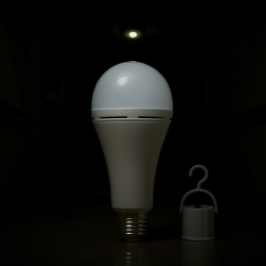 Ampoule LED rechargeable E27 12W avec batterie de secours pour le camping et l'utilisation en extérieur - Product Image 2