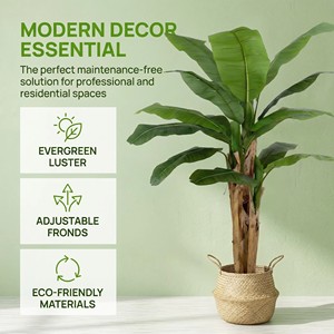 Plante tropicale artificielle réaliste, faux <span class=keywords><strong>bananier</strong></span> <span class=keywords><strong>pour</strong></span> la décoration intérieure de la maison - Product Image 6