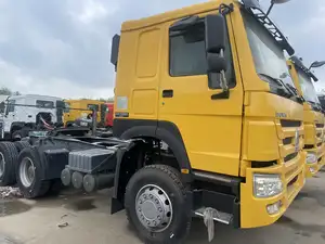 Wosheng Factory Direct Sale Used Left Hand Drive 6x4 Tractor 350-450HP China Tractor Truck