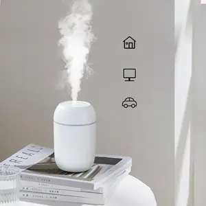 260ML Air Humidifier with Colorful Night Lights Essential Oil Diffuser Home Spa Car Jobs Ultrasonic USB Fogger Mist Maker