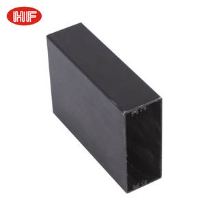 علب ألومنيوم مصنعة حسب الطلب، معالجة مخصصة، طول حسب الطلب، علب إلكترونيات فضية وسوداء، حاوية ألومنيوم مبثوقة - Product Image 2