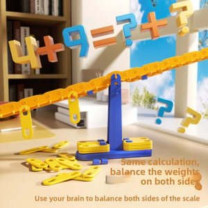 Jeu d'équilibre mathématique pour enfants, jouet de comptage numérique, apprentissage précoce, jeu éducatif Montessori pour garçons et filles, jeu parent-enfant - Product Image 5