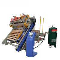 Machine automatique d'assemblage de palettes en bois Epal, machine à clouer les boîtes en bois CNC, cloueuse de pieds de palettes à blocs de table
