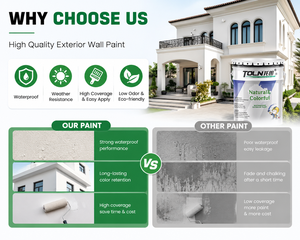 Pintura Exterior Impermeable Personalizada a Base de Agua, Revestimiento de Látex Resistente a la Intemperie <span class=keywords><strong>para</strong></span> Paredes <span class=keywords><strong>Exteriores</strong></span> de Casas y Villas - Product Image 4