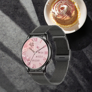 Women Smart <b>Watch</b> 1.32 Inch AMOLED Screen IP67 Waterproof <b>with</b> Heart Rate Monitor Android Silicone Strap Fitness Tracker - Product Image 3