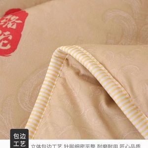 Edredón de Pelo de Camello, Tamaño Doble, Grueso y Cálido para Invierno, Ropa de Cama Estampada, Algodón Orgánico Esponjoso para Uso Doméstico - Product Image 4