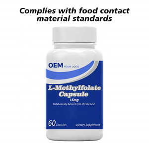 Capsules de L-Méthylfolate (5-MTHF) OEM/ODM : Emballage Personnalisé en Usine, Plusieurs Designs d'Étiquettes, Options Bouteille + Boîte et MOQ Flexible - Product Image 3